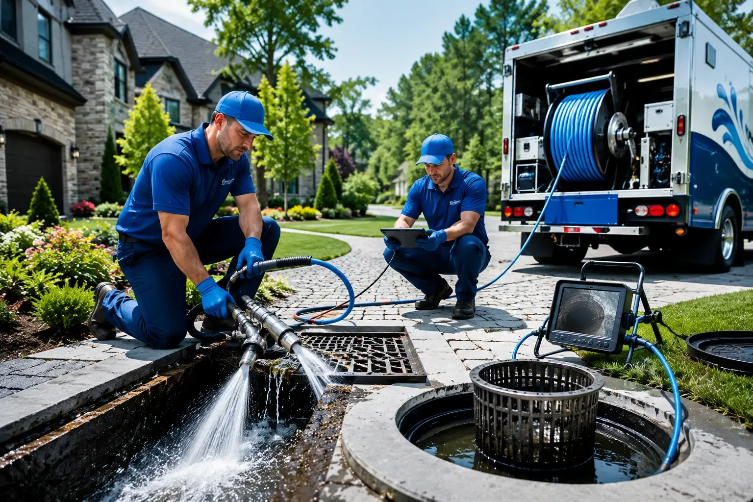 Local outdoor drain cleaning professionals in Westfield, ME